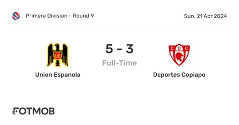 union espanola fc live score